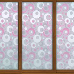 Jaamso Royals Pink & White Printed Self-Adhesive Waterproof Window Sticker-picture-42
