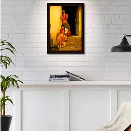 Tamatina Yellow & Black 1 Piece Canvas Other Wall Paintings-picture-27
