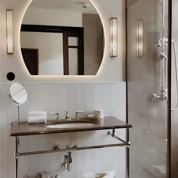 THE HANDMADE FLAIR Gold-Toned Decorative Wall Mirror-image-33