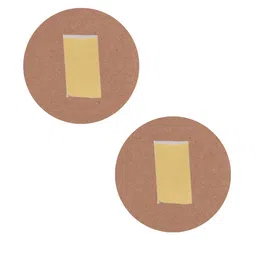 999Store Yellow & Black 2 Pieces Shubh Labh Printed Round Shape Wall Decor image 4