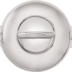 dhara Stainless Steel Handi Casserole 2500ML /Stainless Steel Hot Pot/chapati Box 1 Serve Casserole image 5