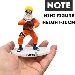 funfob Naruto Action Figure | Mini Size Height -10cm Collectible (With Ball) image 5