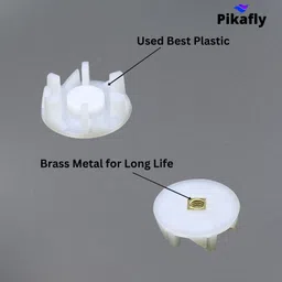 pikafly - Juicer Mixer Grinder's Jar Coupling for All Brand in The Pack (1 Pcs) White Mixer Grinder Coupler image 3