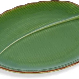 data Large Sun Leaf Platter Dinner Plate image 3
