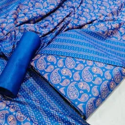 Unstitched Wool Salwar Suit Material Printed-image-31