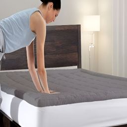 RF RELAXFEEL Grey Cotton Water Resistant Mattress Protector-picture-31