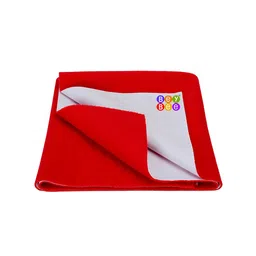 BeyBee Kids Red Cotton Waterproof & Anti-Dust Extra Large Baby Dry Sheet-picture-20