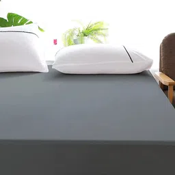 Adbeni Home Grey 200 GSM Waterproof Terry Cortridge Cotton King Size Mattress Protector-image-47