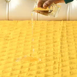 MallowWorld Yellow Cotton Mattress Protector-picture-29