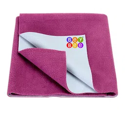 BeyBee Kids Pink Cotton Mattress Protector-picture-10