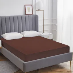AVI Brown Terry Cotton Waterproof California King Bed Mattress Protector-image-58