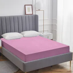 AVI Pink Terry Cotton Waterproof California King Bed Mattress Protector-picture-13