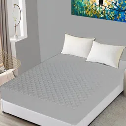 Comfowell Grey Single Water Resistant Fitted Mattress Protector-picture-15