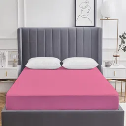 Adbeni HOME Pink Terry Cortridge Cotton 200 GSM Waterproof King Size Mattress Protector-image-19