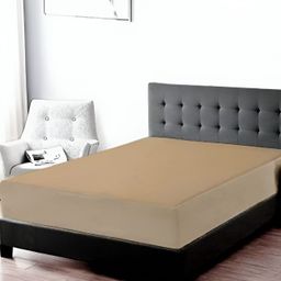 RF RELAXFEEL Brown Fitted King Size Cotton Water Resistant Mattress Protector-picture-14