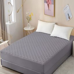 RF RELAXFEEL Grey Water Resistant Fitted Mattress Protector-picture-23