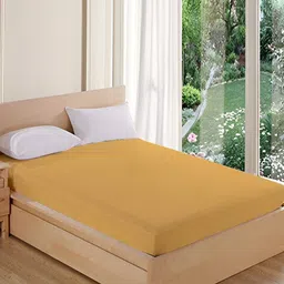 Comfowell Beige Cotton Water Resistant Fitted Queen Mattress Protector-image-15