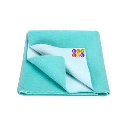 BeyBee Kids Blue Cotton Large Mattress Protector-image-44