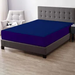 Adbeni HOME Blue Terry Cortridge Cotton 200 GSM Waterproof King Size Mattress Protector-image-75