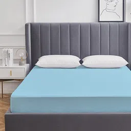 AVI Blue Terry Cotton Waterproof California King Bed Mattress Protector-picture-11
