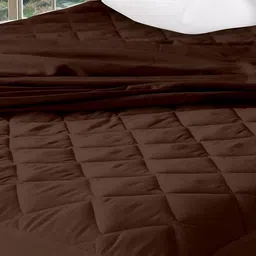 RF RELAXFEEL Brown Cotton Fitted King Size Water Resistant Mattress Protector-picture-39