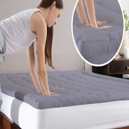 Comfowell Grey Cotton Water Resistant King Mattress Protector-picture-31