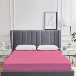 Adbeni Home Pink Terry Cortridge 200 GSM Waterproof Mattress Protector-image-52