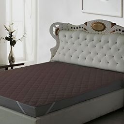 RF RELAXFEEL Brown Cotton Water Resistant Mattress Protector-picture-33