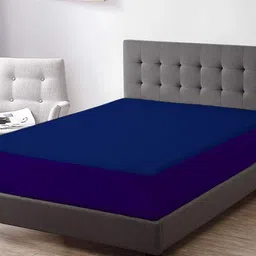 Adbeni Home Blue Terry Cortirdge Cotton 200 GSM Mattress Protector-image-51