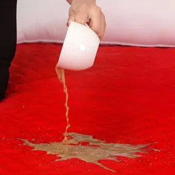 AJISH Red Polycotton Water Resistant Mattress Protector image 4