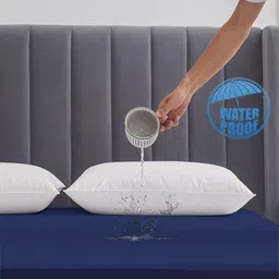 AVI Navy Blue King-Size Waterproof Bed Mattress Protector image 5
