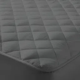 RF RELAXFEEL SilverToned Fitted King Size Cotton Water Resistant Mattress Protector image 2