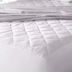 RF RELAXFEEL White Fitted King Size Cotton Water Resistant Mattress Protector image 3