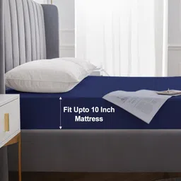 AVI Navy Blue King-Size Waterproof Bed Mattress Protector image 2