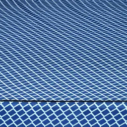 Stylista Blue Cotton Water Resistant Elastic Strap Single Size Mattress Protector image 2