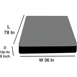 Stylista Black & White Printed Cotton Water Resistant Elastic Strap Mattress Protector image 4