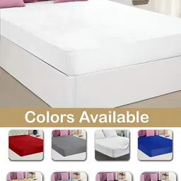 GADDA CO Cotton Terry Waterproof Elastic Fitted  Mattress Protector image 5