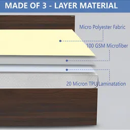 AJISH Grey Polycotton Water Resistant Mattress Protector image 4