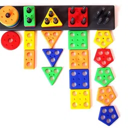 kappali Angle Geometric Plastic Blocks, Sorting & Stacking Toys for Toddlers and Kids, image 5