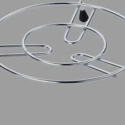 pollyking Stainless Steel Hot Pot stand, 3 Piece Set(185mm,148mm,105mm)/Hot Utensil Stand crome Trivet image 3