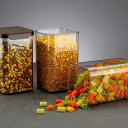 kitchkart Plastic Grocery Container- 1200 ml image 3