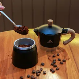 kofihaus Moka Pot Espresso Maker – 300 ml Stovetop Coffee Maker | Classic Italian Design 4 Cups Coffee Maker image 3