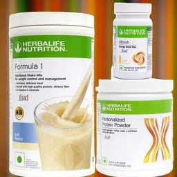herbalife FORMULA 1 KULFI 500g + AFRESH GINGER 50G WITH PROTIEN POWDER 200g SET OF 3 PCS Protein Shake-picture-18