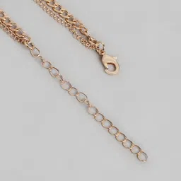 Jewels Galaxy Gold-Plated Sagittarius Zodiac Stone-Studded Layered Necklace image 5