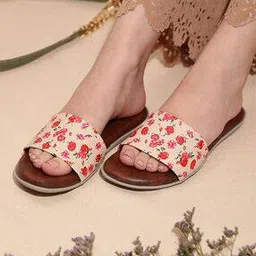 kiana house of fashion Women Flat Sandals with Canvas Upper-picture-11