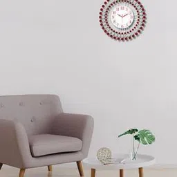 chronikle Floral Round Analog Wall Clock-picture-26