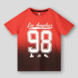 kb team spirit Boys Printed Relaxed Fit Round-Neck T-Shirt-picture-43