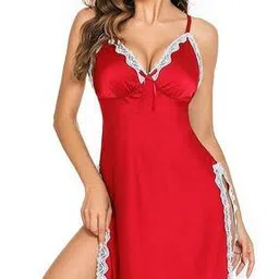 aamarsh Women Laced Babydoll & Panty Set-picture-47