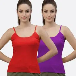 fbar Pack of 2 Sleeveless Camisole with Adjustable Straps-picture-28