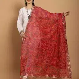 svaraa Women Printed Dupatta with Embellished Border-picture-33